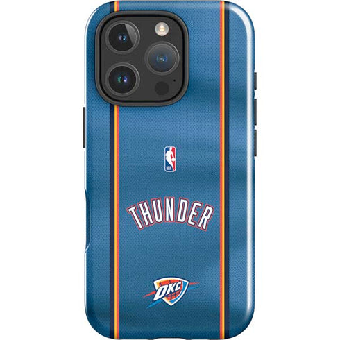 NBA Oklahoma City Thunder Jersey iPhone 16 Pro Max Impact Case